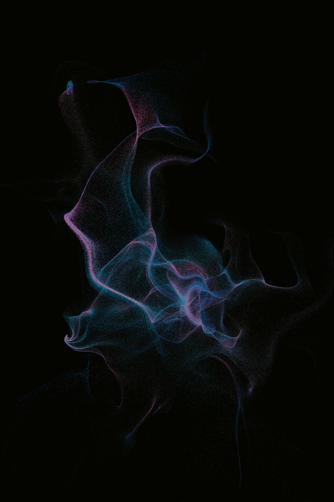 Content System Visualization Abstract digital flow representing ideas